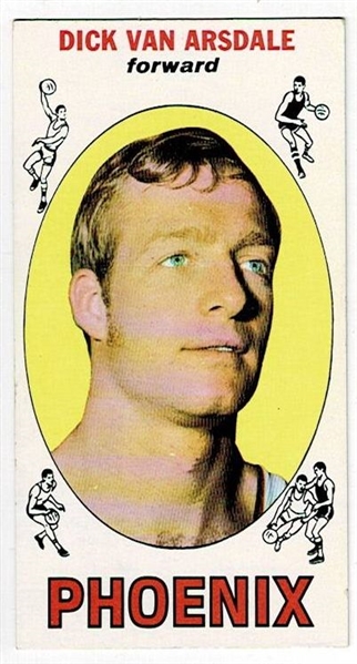1969 Topps Basketball #31 Dick Van Arsdale - Phoenix Suns RC